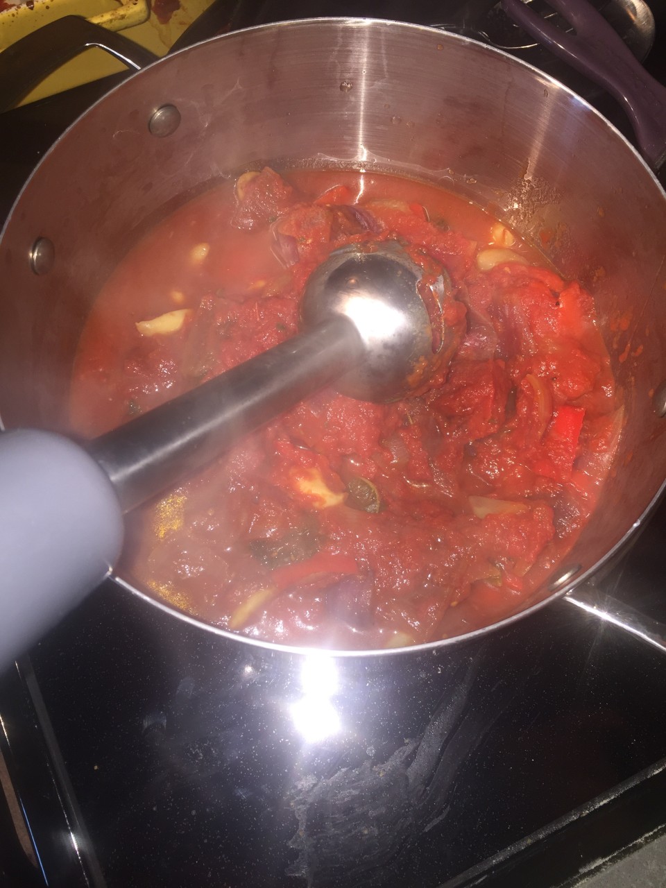 spaghetti sauce turned soup: 2 meals, one method IMG_9913
