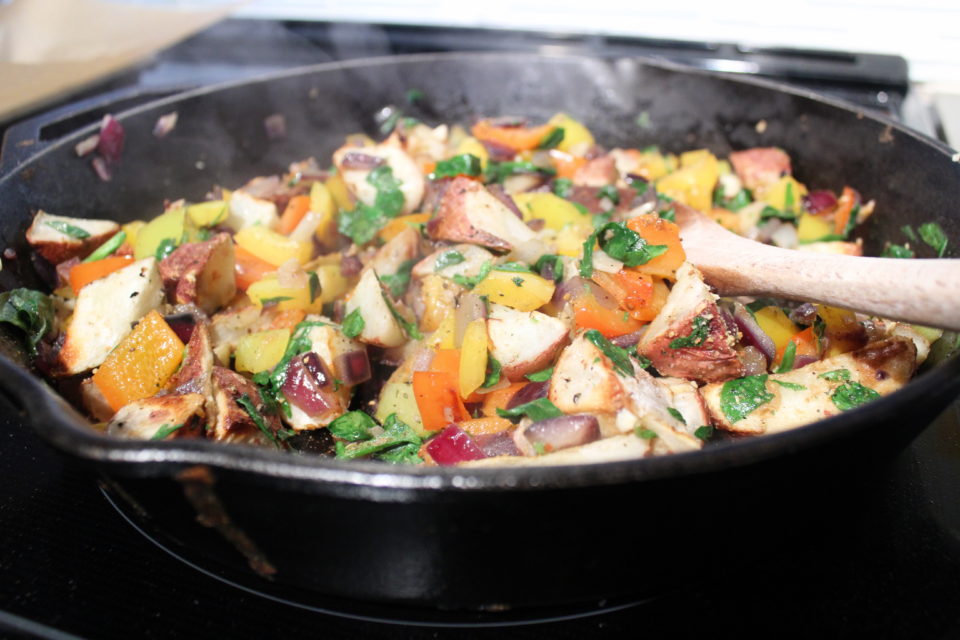 potato and vegetable frittata https://karissapwellness.com/2017/04/potato-and-vegetable-frittata/