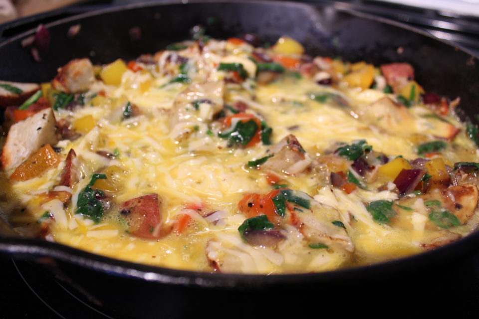 potato and vegetable frittata https://karissapwellness.com/2017/04/potato-and-vegetable-frittata/