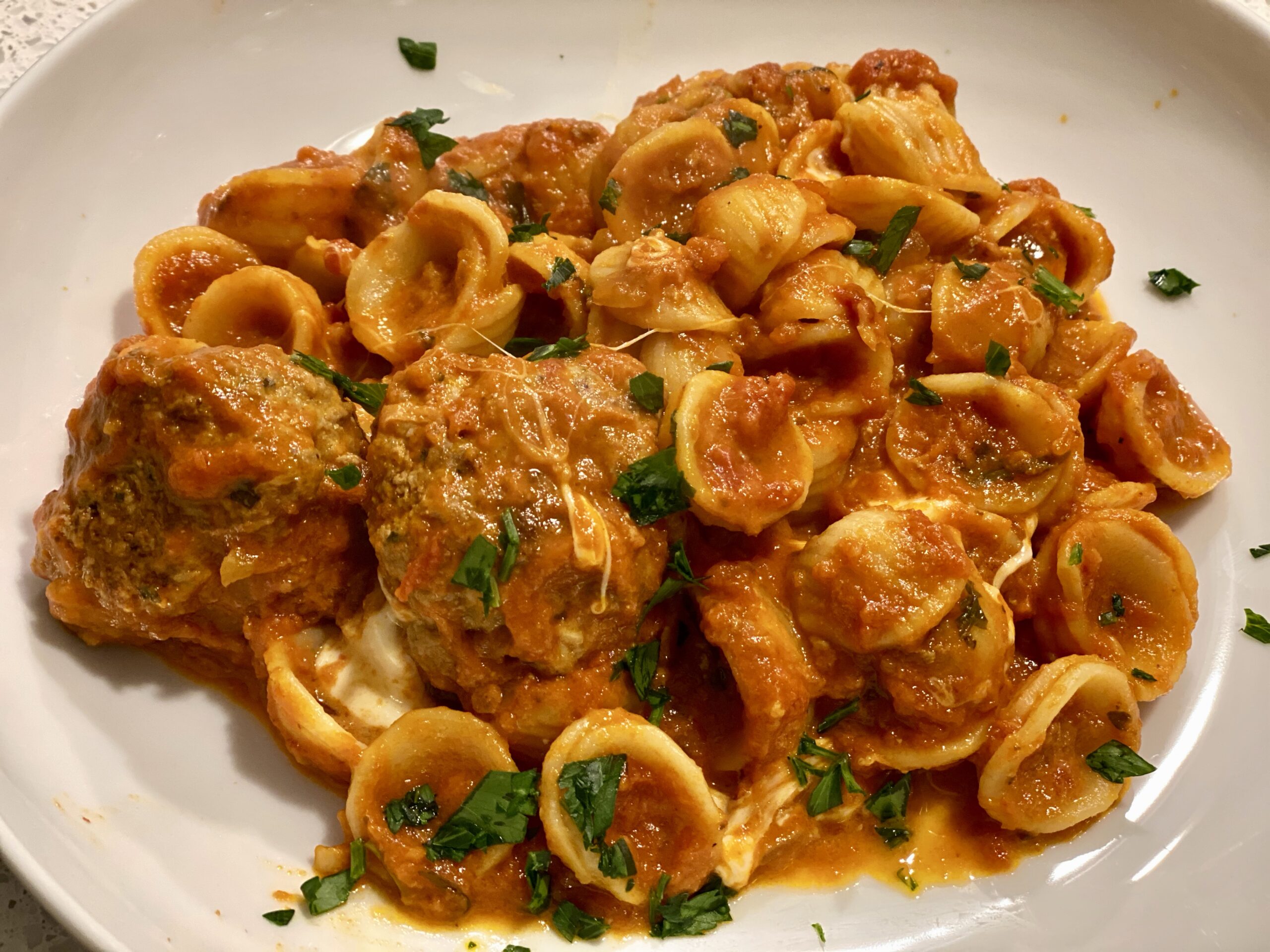 Orecchiette with Tomato Cream Sauce Fullsizeoutput 4a09 Scaled
