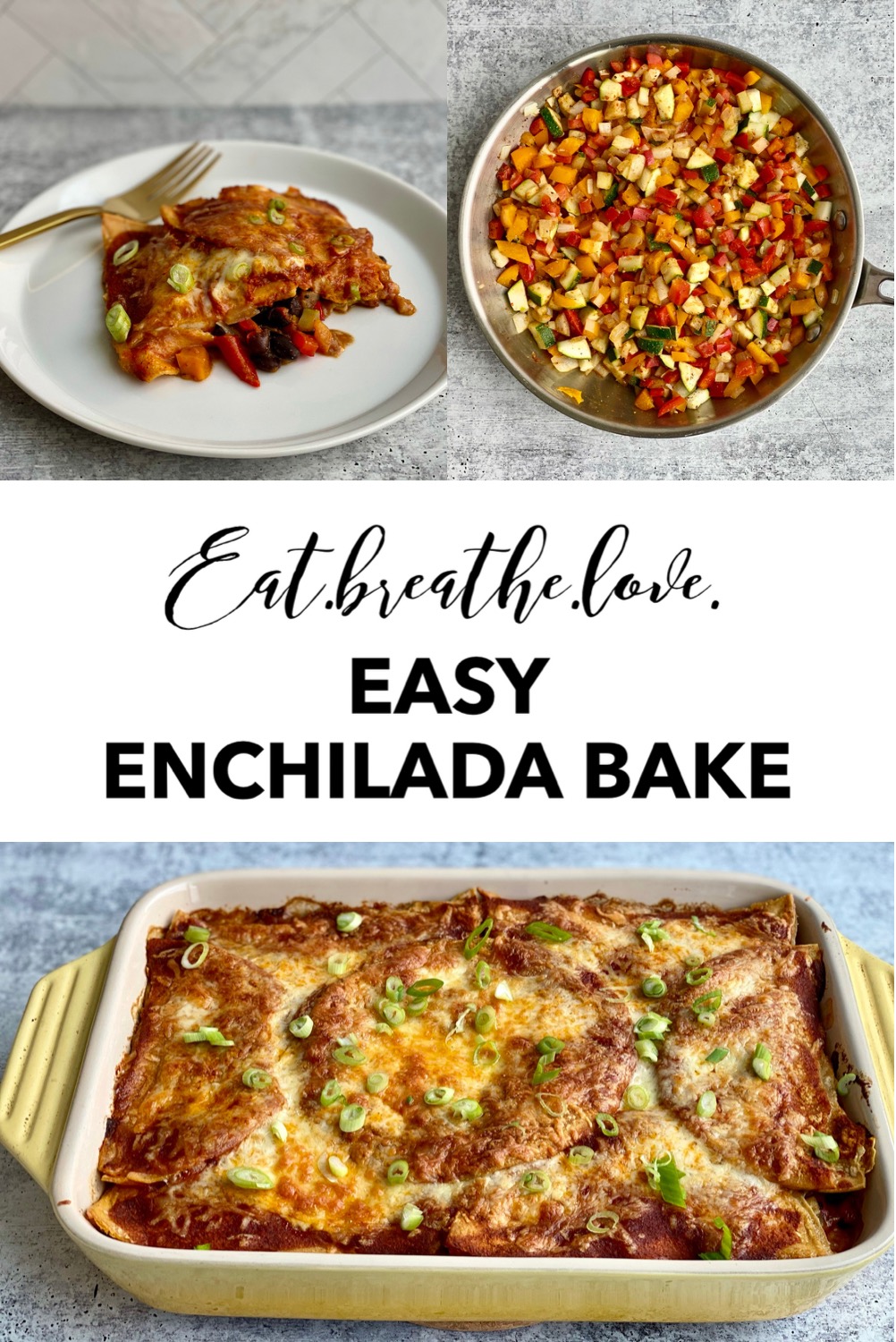 Image of a pan of enchiladas with melted cheese on top