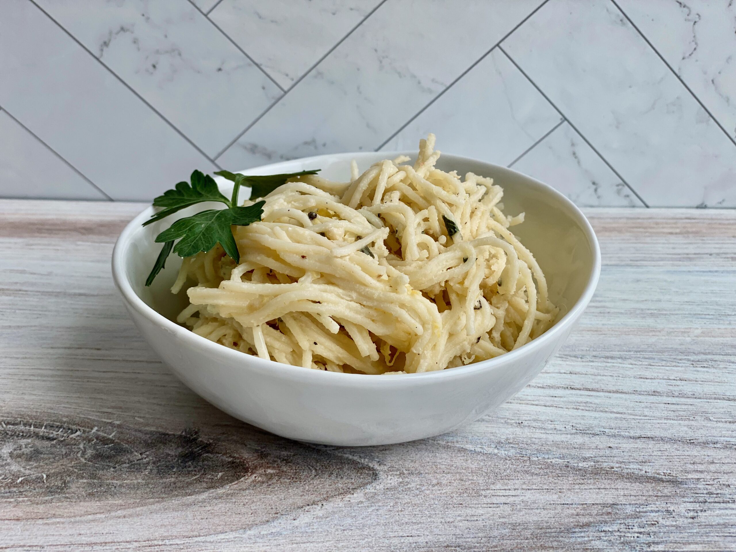 Creamy Lemon Angel Hair Pasta IMG 1612 Scaled