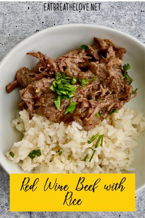 Shredded beef served with rice