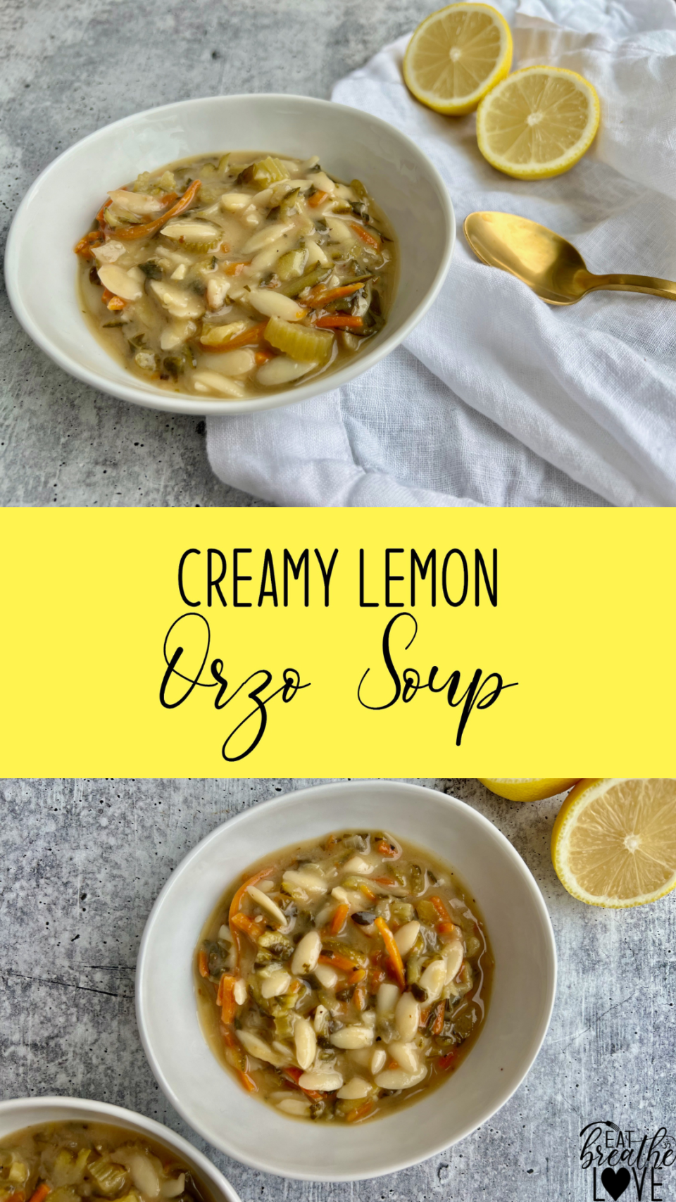 Creamy Lemon Orzo Soup Creamy Lemon Orzo Soup 960x1707