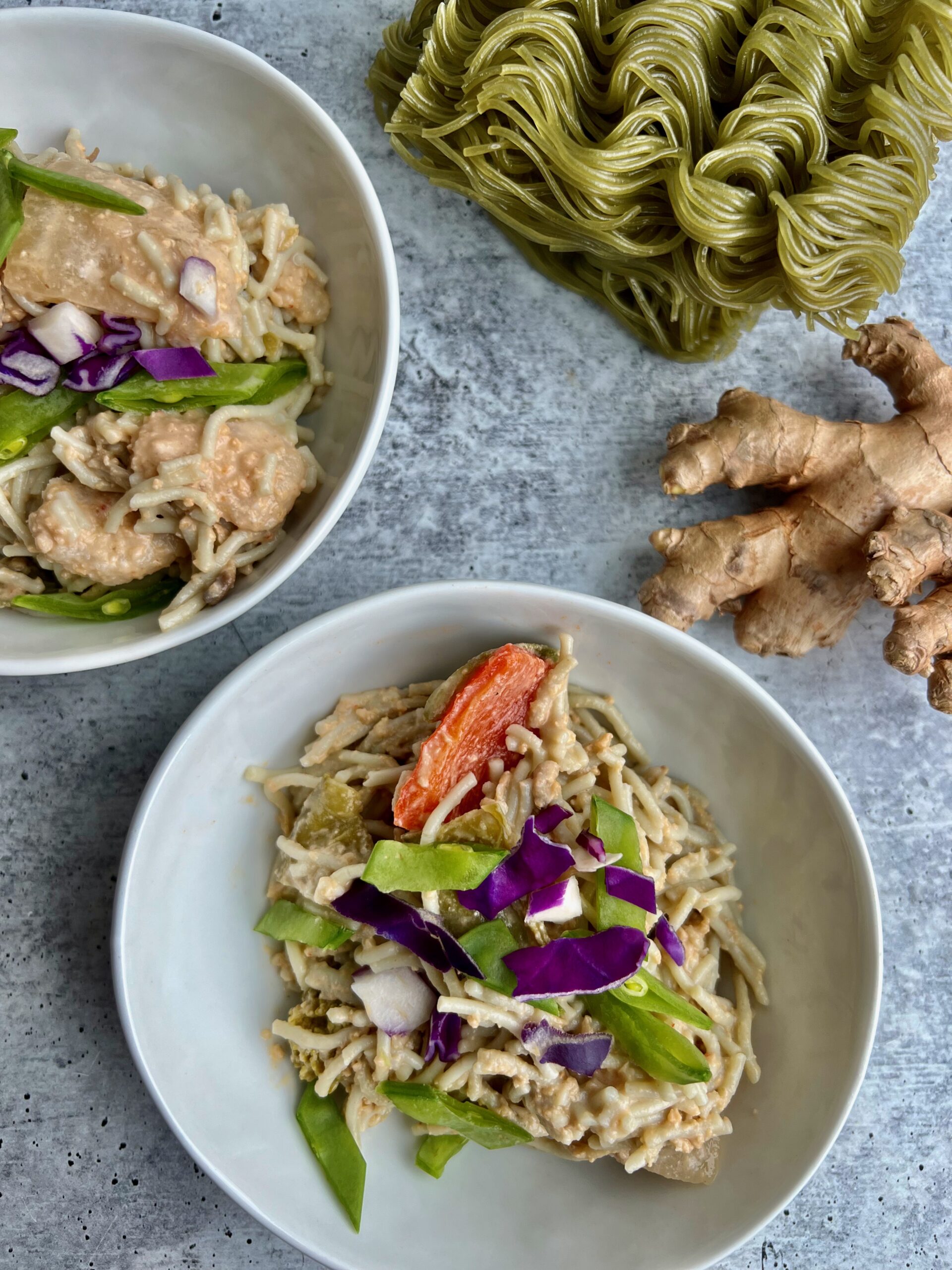 Easy Ramen with Peanut Coconut Sauce IMG 6577 Scaled