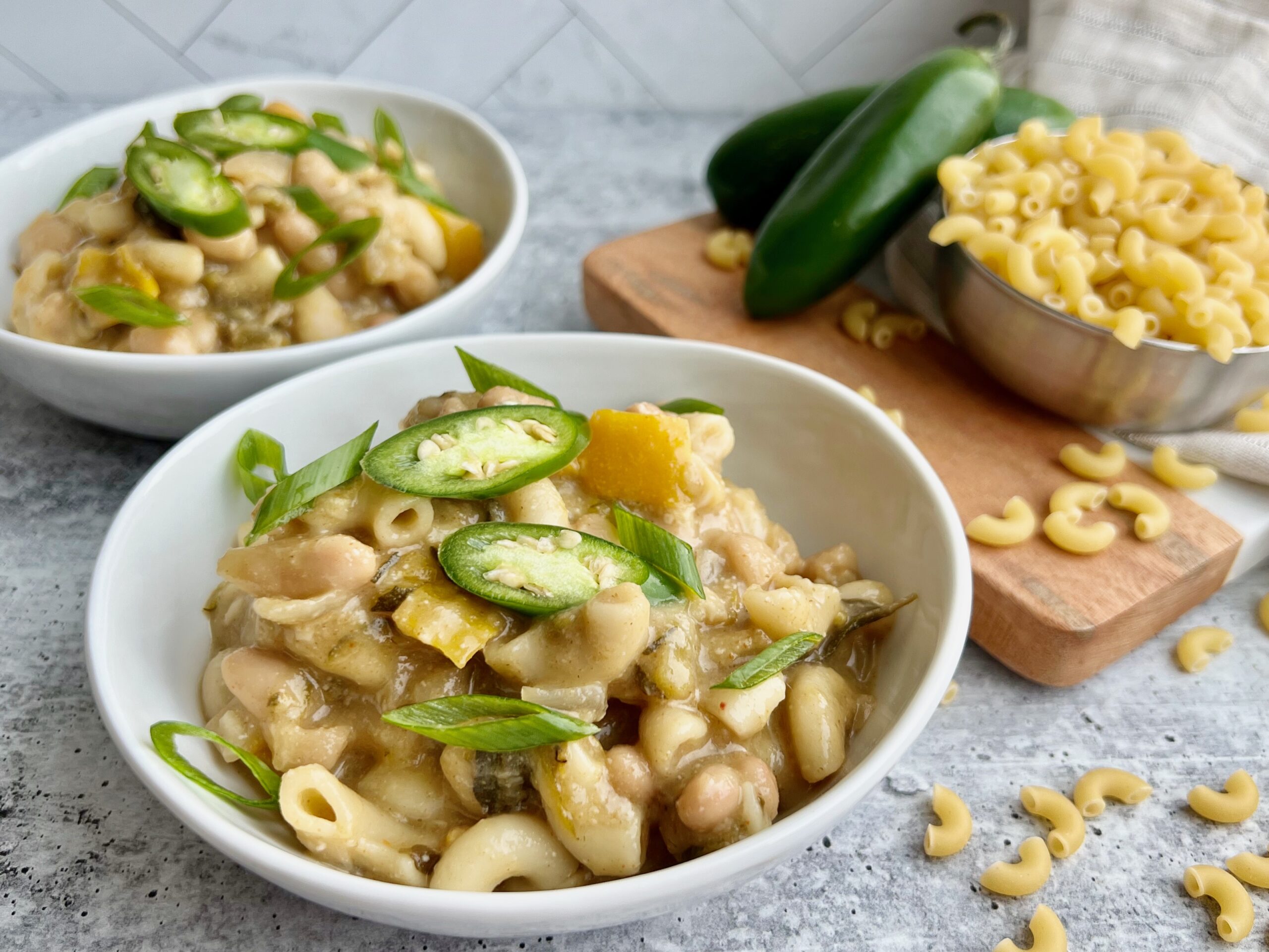 Vegetarian White Chili Mac IMG 6927 Scaled