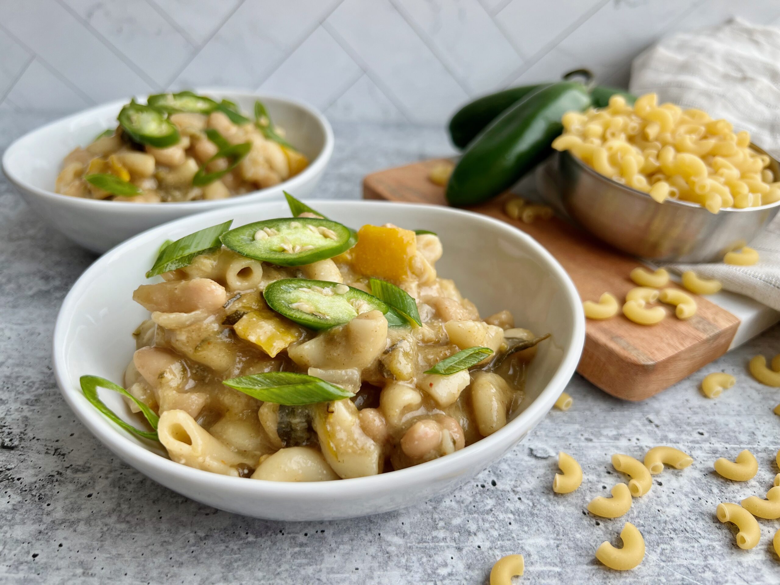 Vegetarian White Chili Mac IMG 6928 Scaled