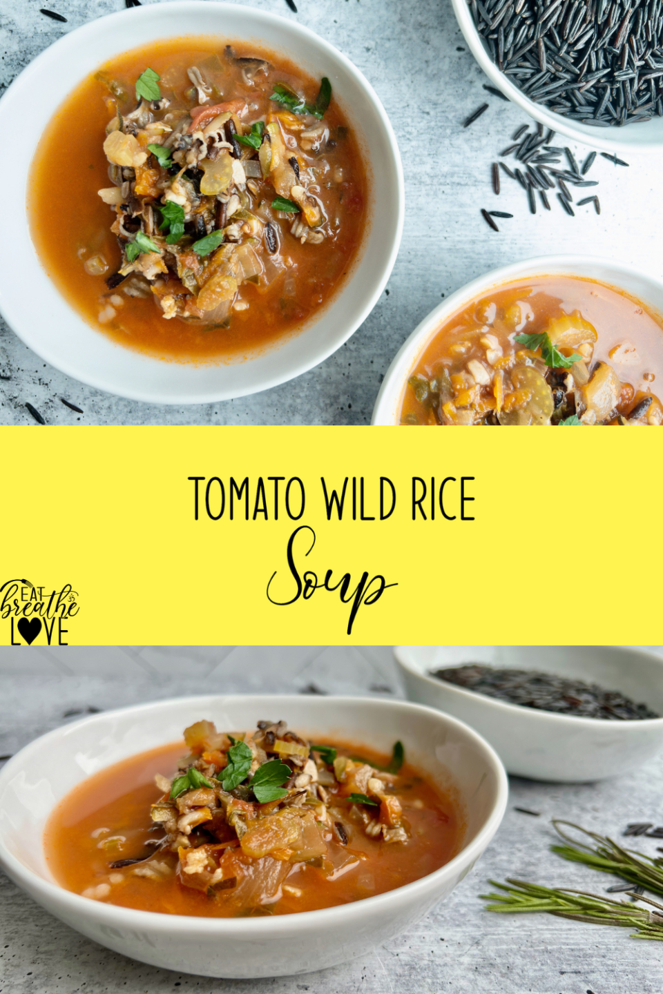 Tomato Wild Rice Soup White Elegant Business Tips Pinterest Pin 2 960x1440