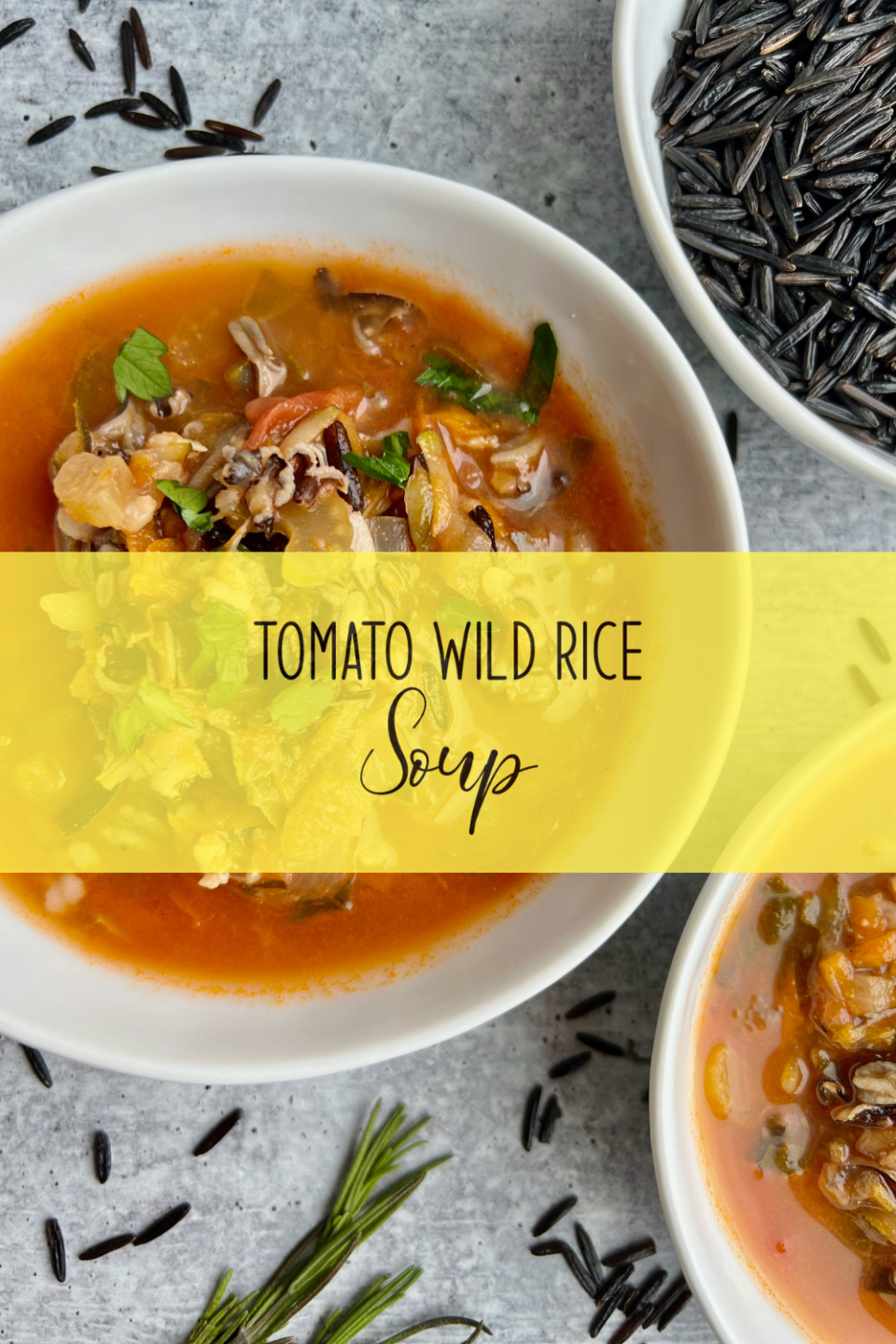 Tomato Wild Rice Soup White Elegant Business Tips Pinterest Pin 960x1440