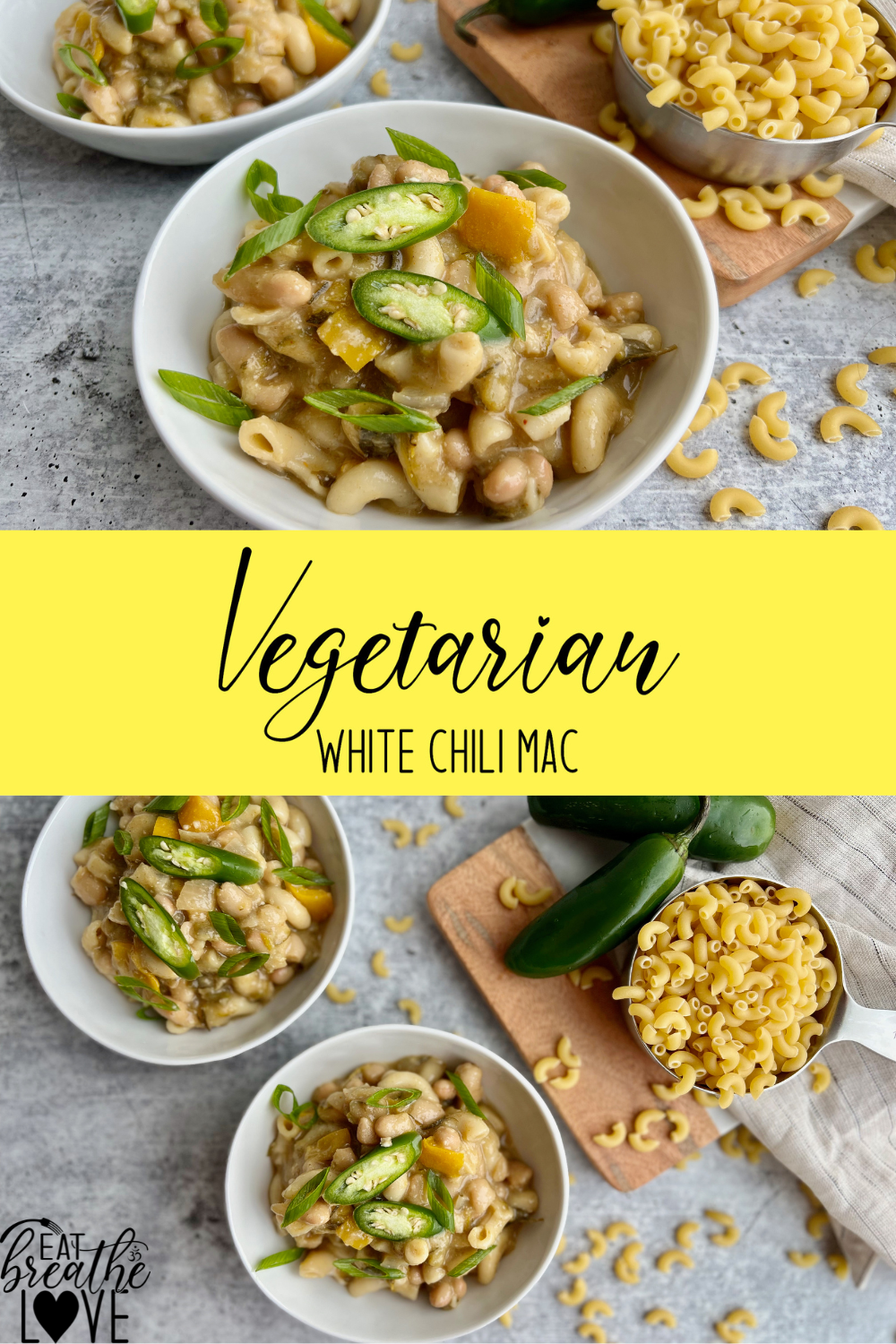 Vegetarian White Chili Mac Vegetarian White Chili Mac Eatbreathelove.net 3