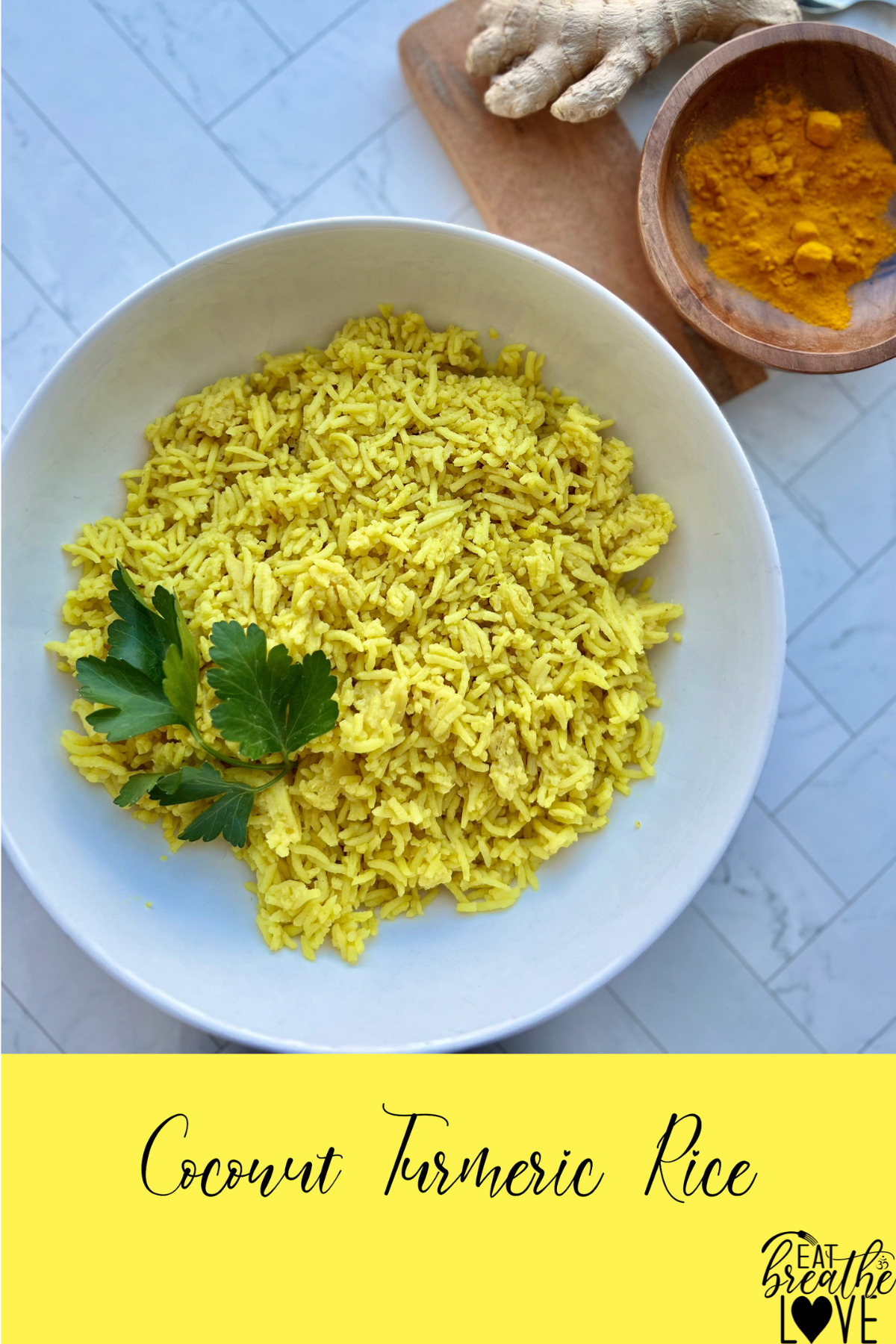 Coconut Turmeric Rice Coconut Turmeric Rice 2