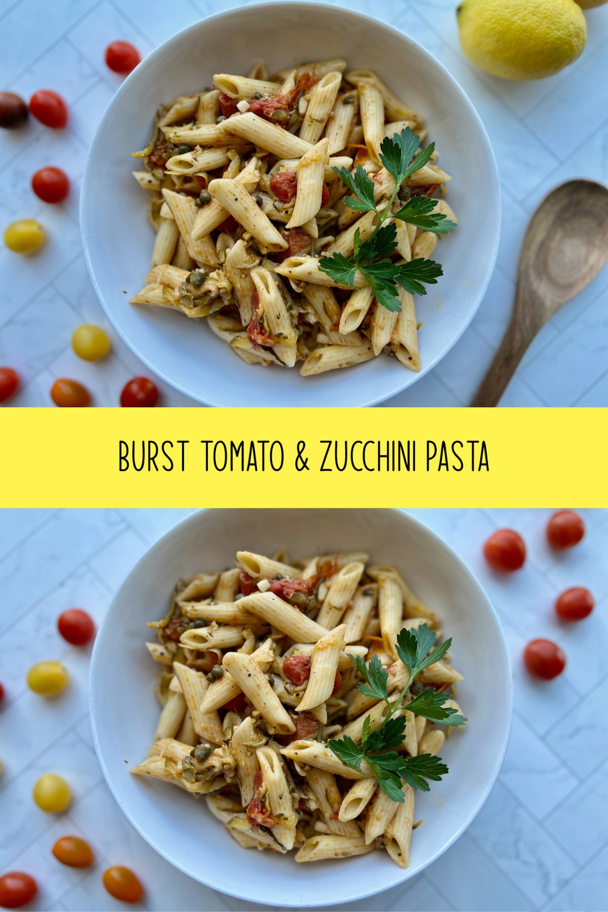 Burst Tomato Zucchini Pasta Eatbreathelove.net 2