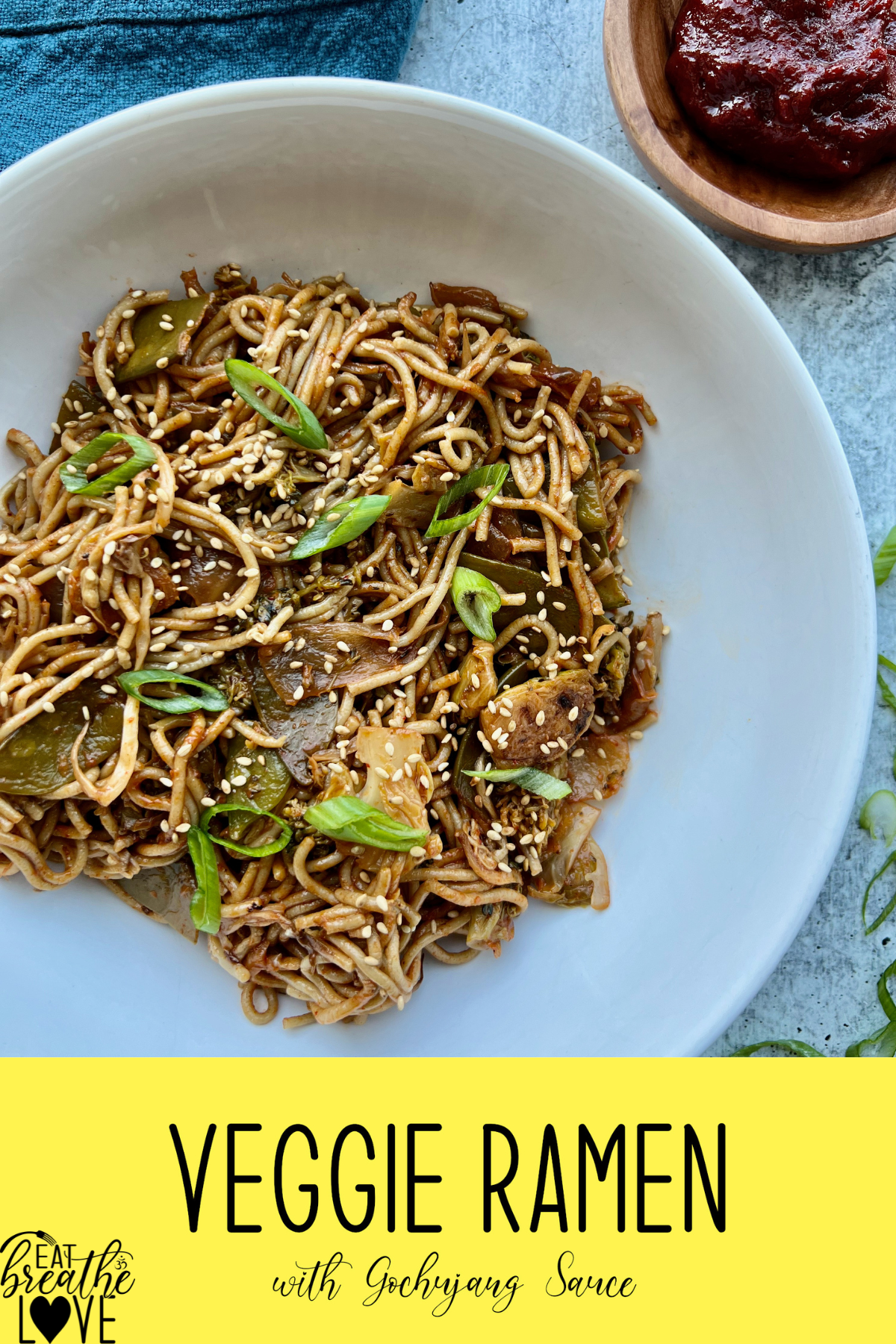 Veggie Ramen with Gochujang Sauce Veggie Ramen With Gochujang Sauce