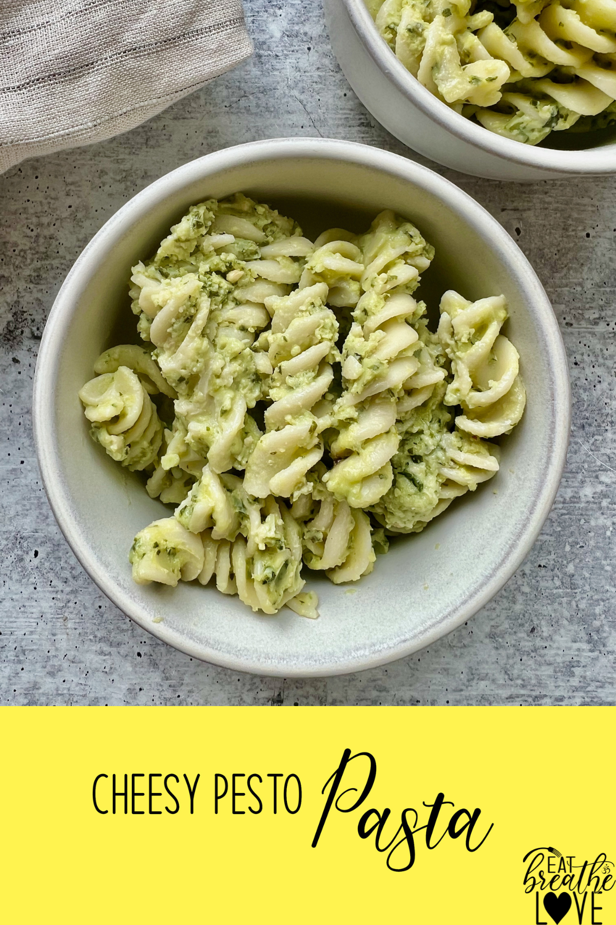 Cheesy Pesto Pasta Cheesy Pesto Pasta 3