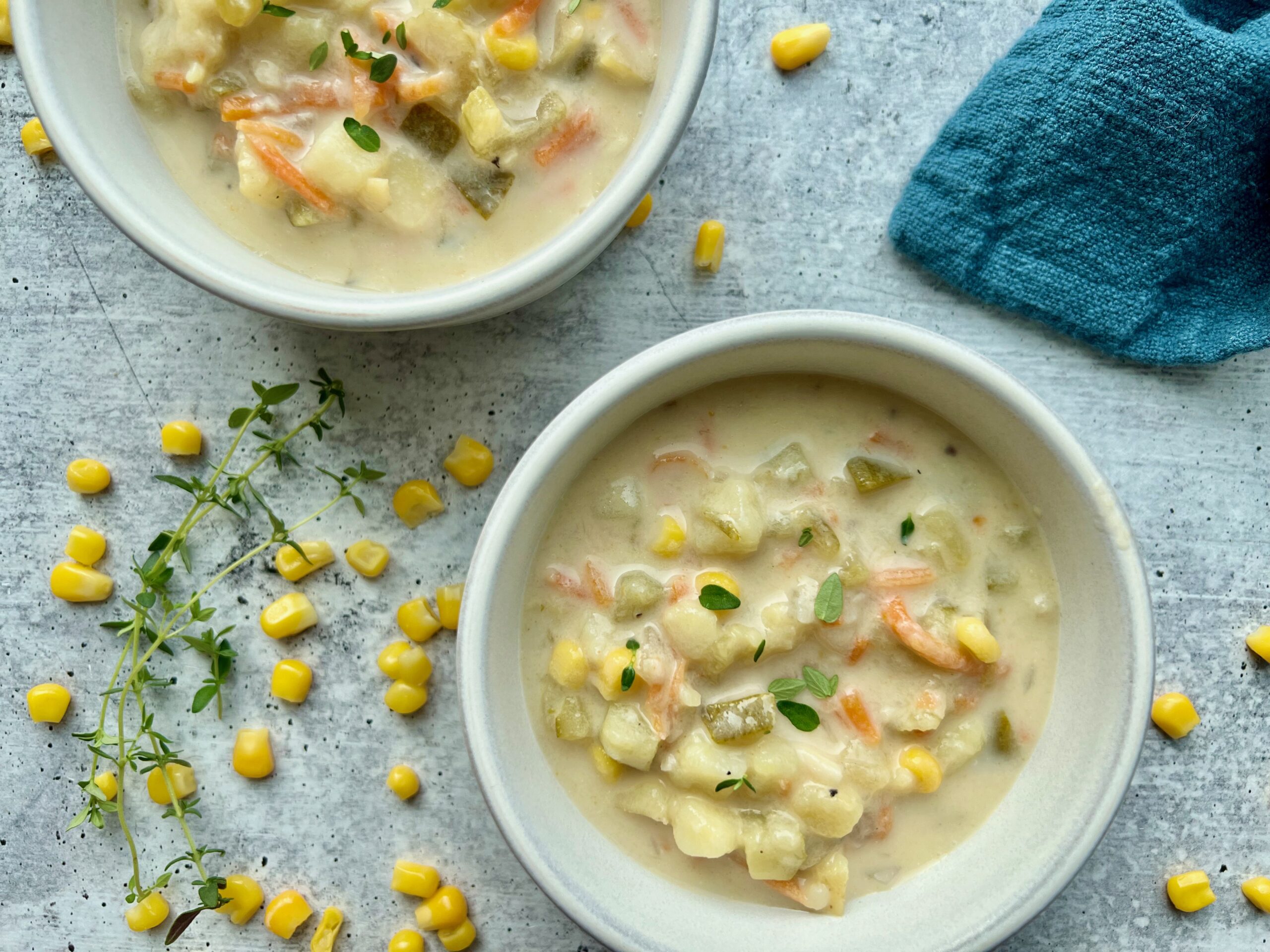 Summer Vegetable Chowder IMG 9562 Scaled