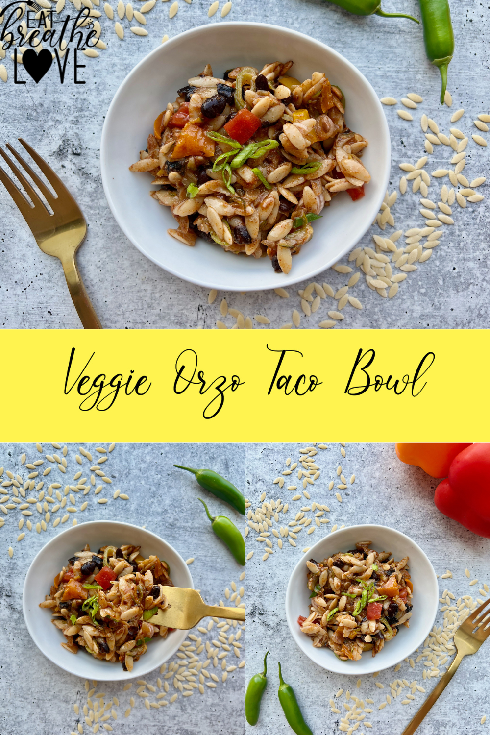 Veggie Orzo Taco Bowls Veggie Orzo Taco Bowl 2
