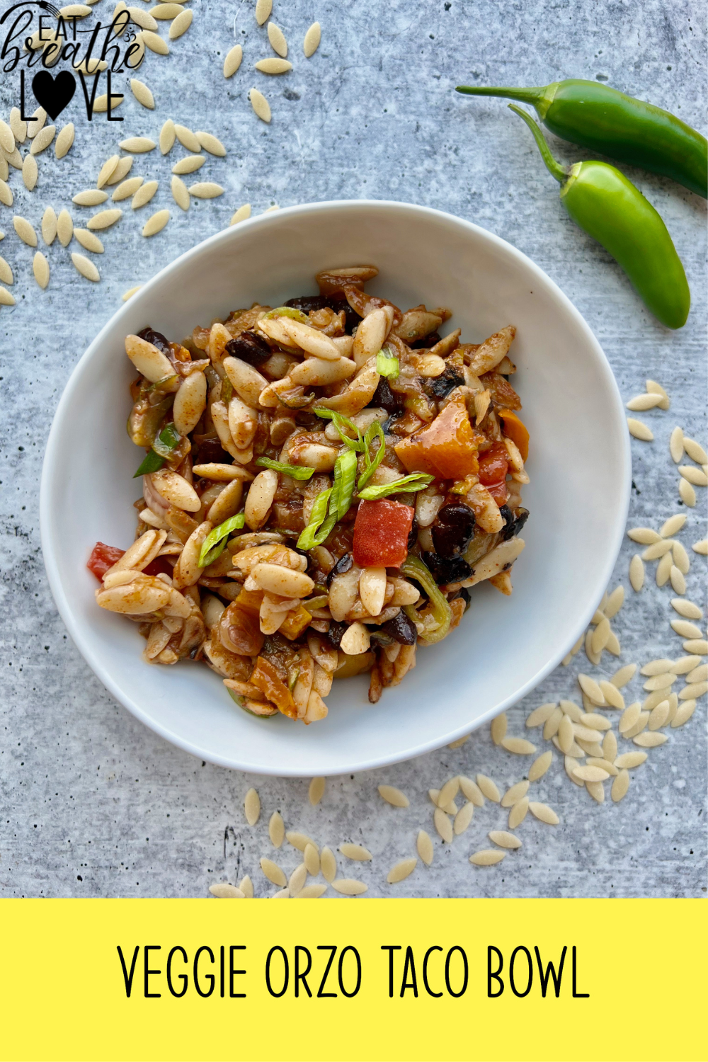 Veggie Orzo Taco Bowls Veggie Orzo Taco Bowl