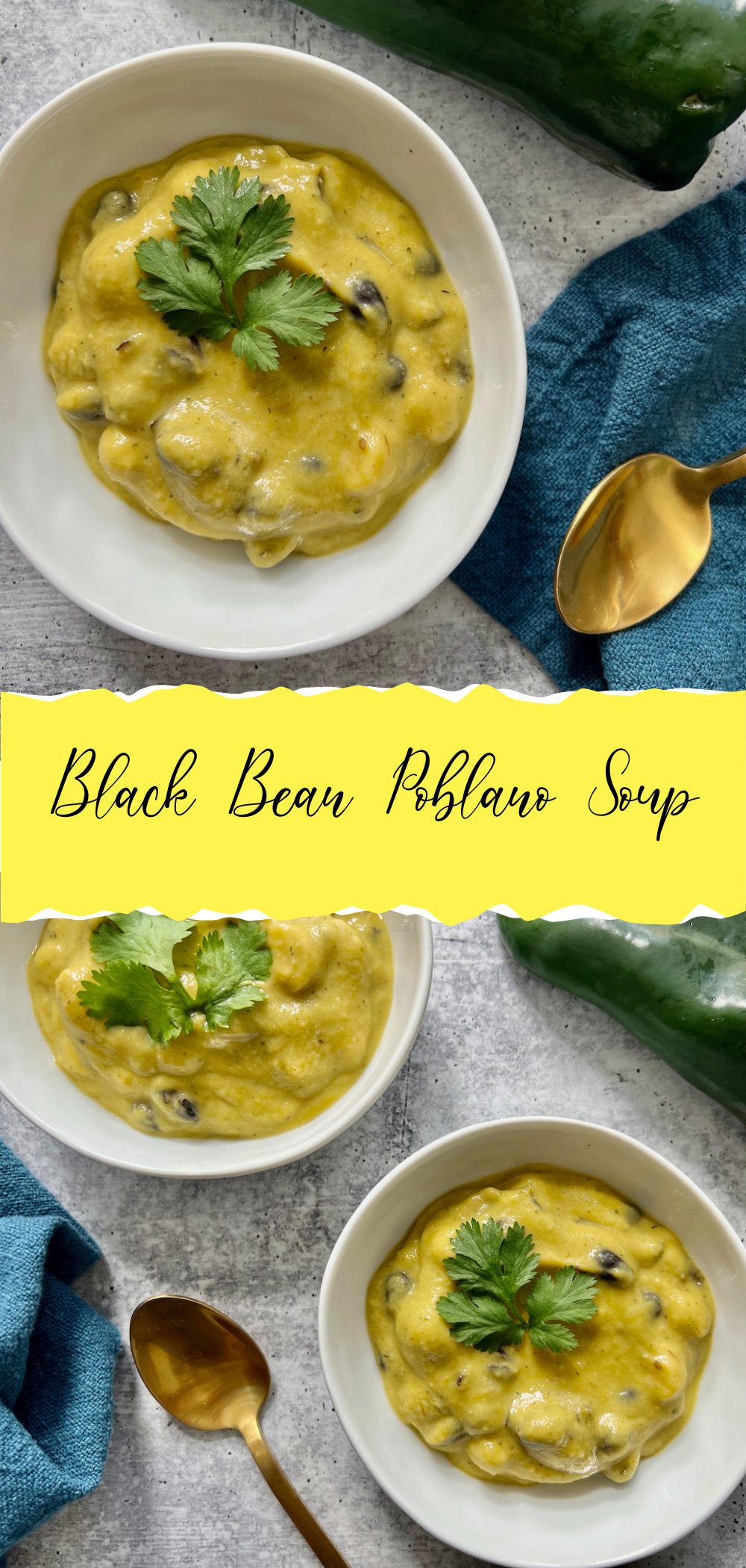 Black Bean Poblano Soup Black Bean Poblano Soup 3