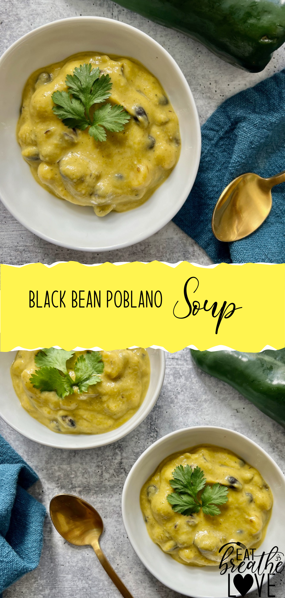 Black Bean Poblano Soup Black Bean Poblano Soup 4