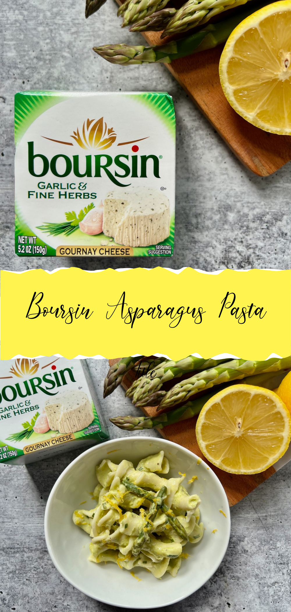 Boursin Asparagus Pasta Boursin Asparagus Pasta