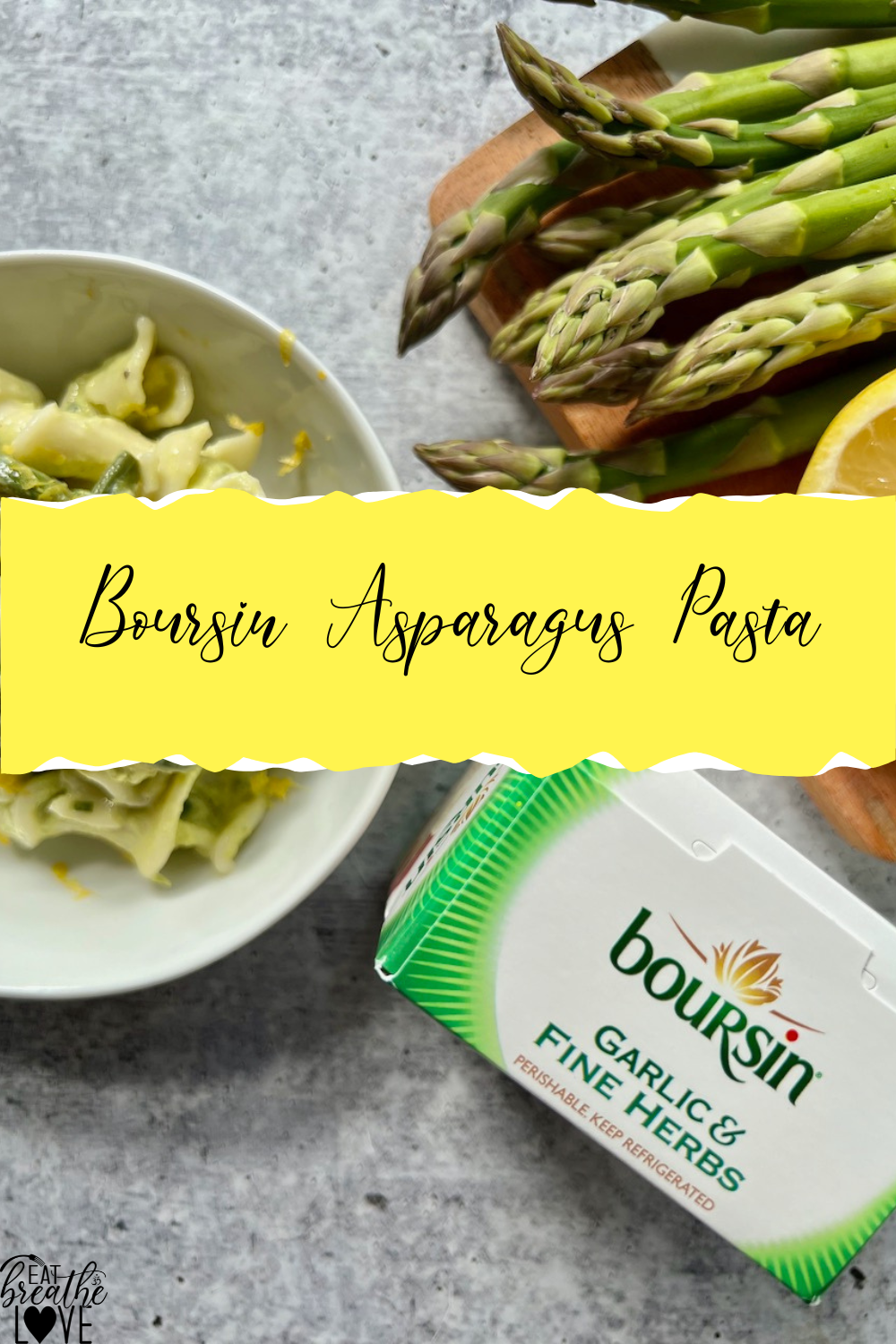 Boursin Asparagus Pasta White Elegant Business Tips Pinterest Pin 4 1