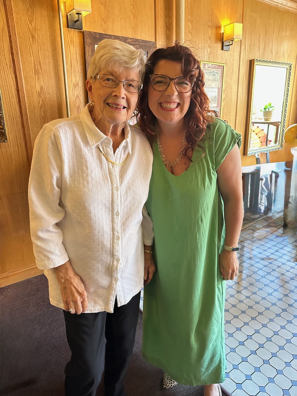Health is Wealth Picture of young woman and an elderly woman both smiling at the camera.